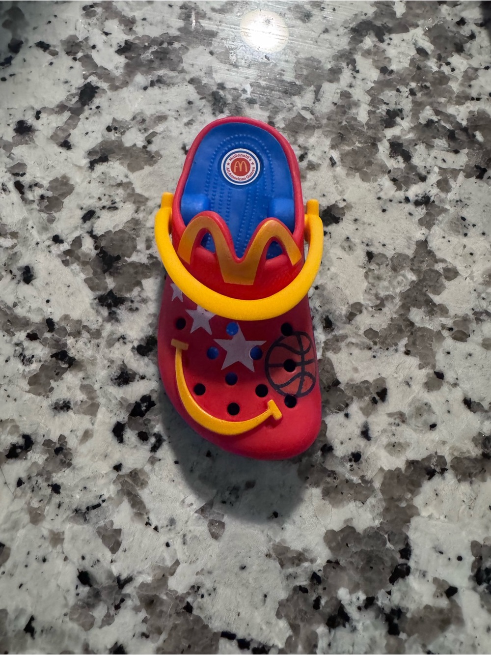 Collectible McDonalds Croc with Basketball